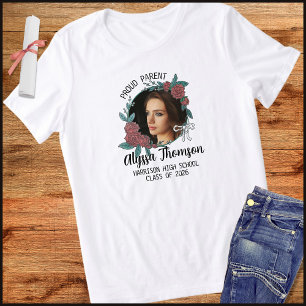 Camiseta Orgulhoso Pai/Mãe Formado no Ensino Médio 2026 1 F