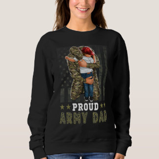Camiseta Orgulhoso Pai Solidário Militar Pai Justo Abraçand