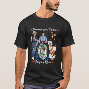 Camiseta Orgulhoso Panaiano Com Raízes Belizenhas Bandeira