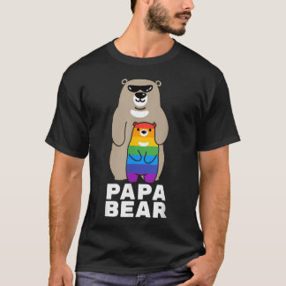 Camiseta Orgulhoso Papai Urso Lgbt Orgulhoso Pai Urso Orgul
