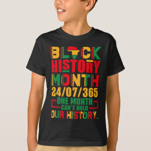 Camiseta Orgulhoso Patrimônio Negro Vintage Mês da História