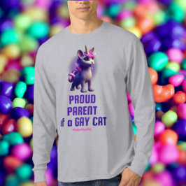 Camiseta Orgulhoso Paw-rent: Edição Uni-Gato