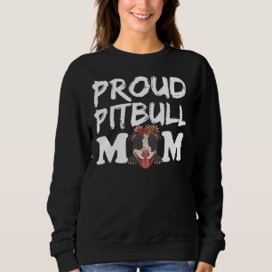 Camiseta Orgulhoso Pitbull Mãe Engraçado Touro Mamãe Relaxo