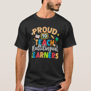 Camiseta Orgulhoso por Ensinar Professor de Aprendiz Multil