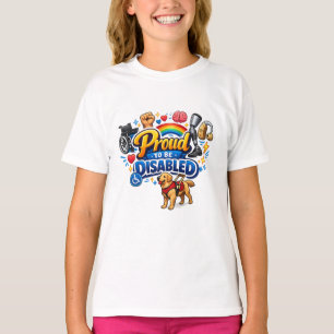 Camiseta Orgulhoso por Ser Deficiente – Design Gráfico de E