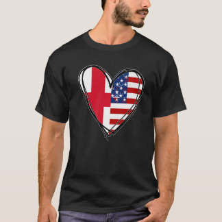 Camiseta Orgulhoso por Ser Inglês Americano Inglaterra EUA 