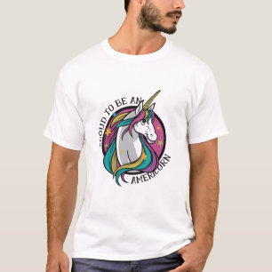 Camiseta Orgulhoso por ser um Americorn