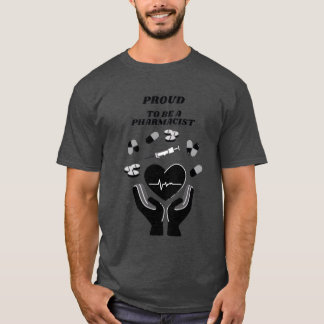 Camiseta orgulhoso por ser um farmacêutico engraçado