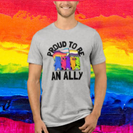 Camiseta Orgulhoso por Ser um Urso Aliado