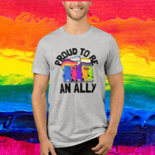 Camiseta Orgulhoso por Ser um Urso Aliado