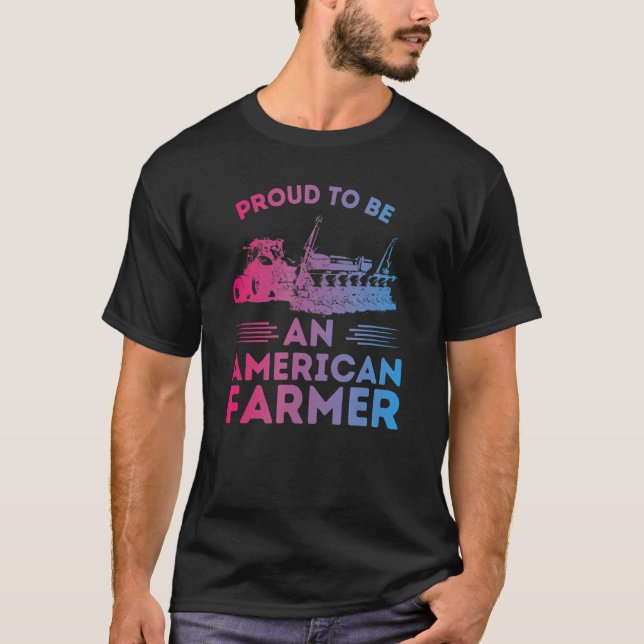 CAMISETA ORGULHOSO POR SER UMA PLANTADORA DE TRABALHADORES  (Frente)