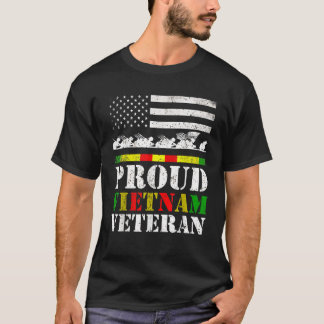Camiseta Orgulhoso Presente Do Dia Veterano Vietnã Para Pai