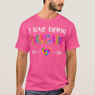 Camiseta Orgulhoso Prestador De Cuidados De Dia Eu Adoro Se