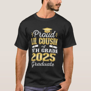 Camiseta Orgulhoso Primo pequeno de Graduado da 5ª Série 20