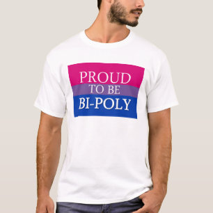 Camiseta Orgulhoso ser Bi-Poli