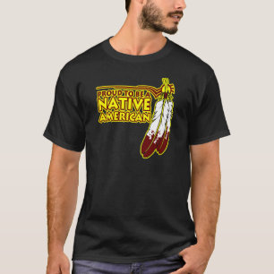 Camiseta Orgulhoso ser indiano do nativo americano