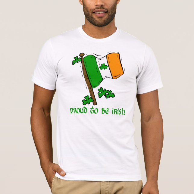 CAMISETA ORGULHOSO SER IRLANDÊS (Frente)