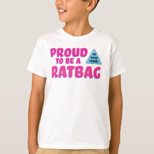 Camiseta Orgulhoso ser um Ratbag