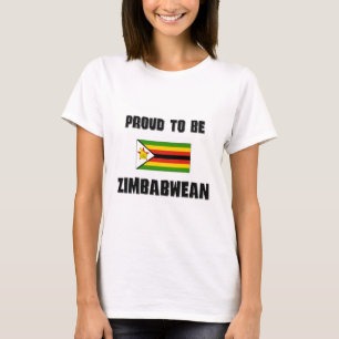 Camiseta Orgulhoso ser ZIMBABUENSE