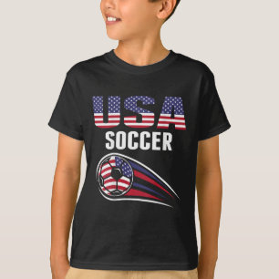Camiseta Orgulhoso Torcedor Time Futebol América Bandeira E