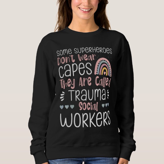Camiseta Orgulhoso Trauma Assistente Social Ocupação Trabal (Frente)