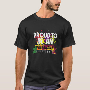Camiseta Orgulhoso veterinário cidadão Profissão profission
