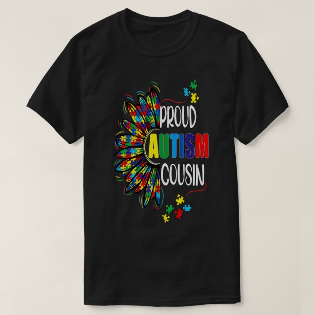 Camiseta Orgulhosos Autismo Primo 1 (Frente do Design)