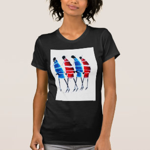 Camiseta Orgulhosos Morans de Maasai: Altura Espelhada em A