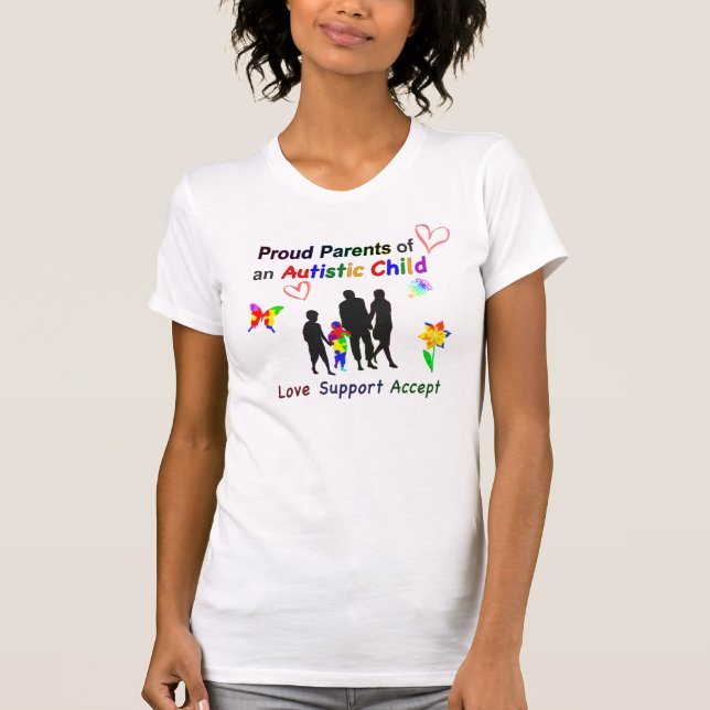 Camiseta Orgulhosos Pais Autismo (Frente)