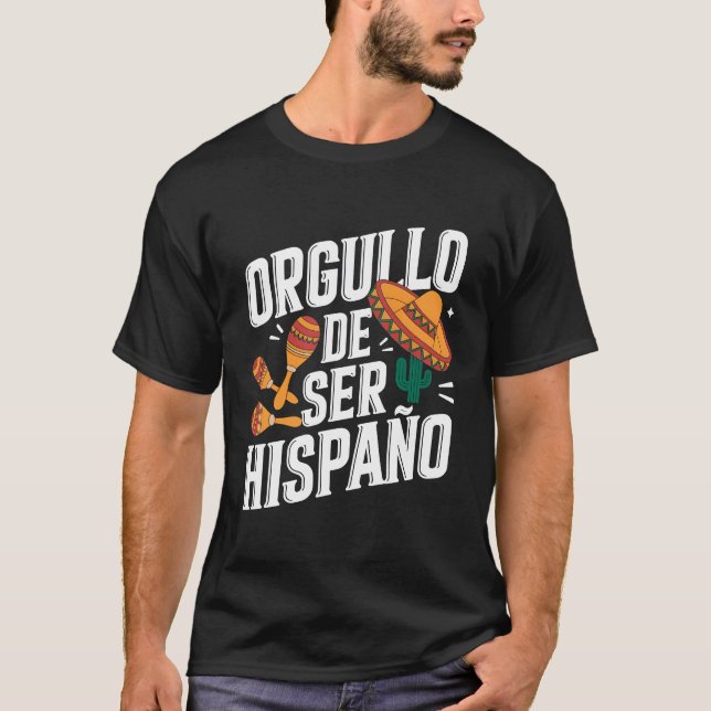 Camiseta Orgullo De Ser Hispano (Frente)
