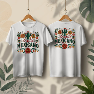 Camiseta Orgullo Mexicano Design, Patrimônio Hispânico Mês