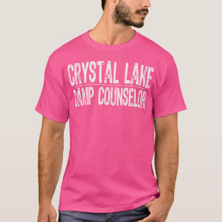 Camiseta Orientador de Acampamento do Lago Crystal Angustia