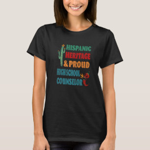 Camiseta Orientador de Ensino Médio Orgulhoso e de Herança