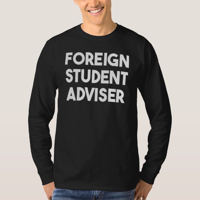 Camiseta Orientador de Estudante Estrangeiro (Frente)