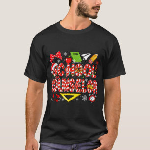 Camiseta Orientador Escolar Amante de Balas de Natal Engraç