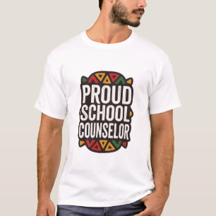 Camiseta Orientador Escolar Orgulhoso Retro Educador Africa