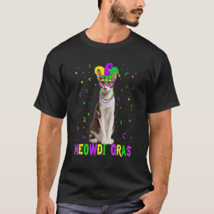 Camiseta Oriental Cat Meowdi Gras Mardi Gras Carnivals