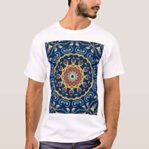Camiseta Oriental Watercolor Floral Mandala
