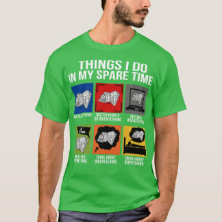 Camiseta Orientar coisas poupa tempo ocioso caminhar rumo à