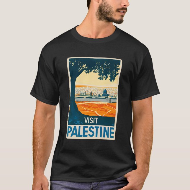 Camiseta Oriente MédioVisite a Palestina (Frente)