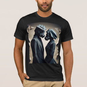 Camiseta Origami de amor e resistência