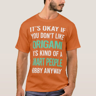 Camiseta Origami de Hobby do Smart Pessoas
