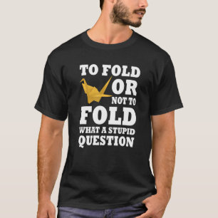 Camiseta Origami de Papel Japonês Dizendo Crane