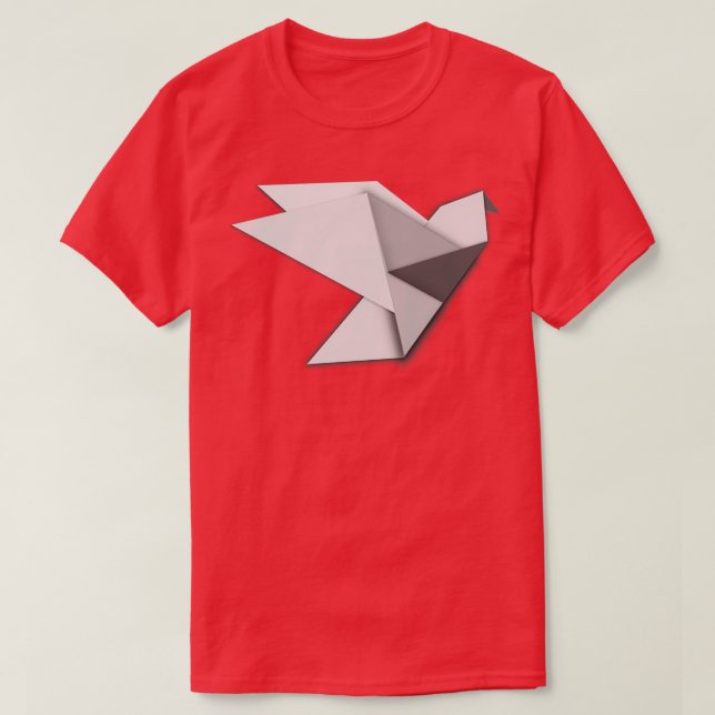 Camiseta Origami Dove 4 (Frente do Design)