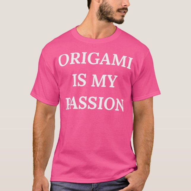 Camiseta Origami É Minha Paixão (Frente)