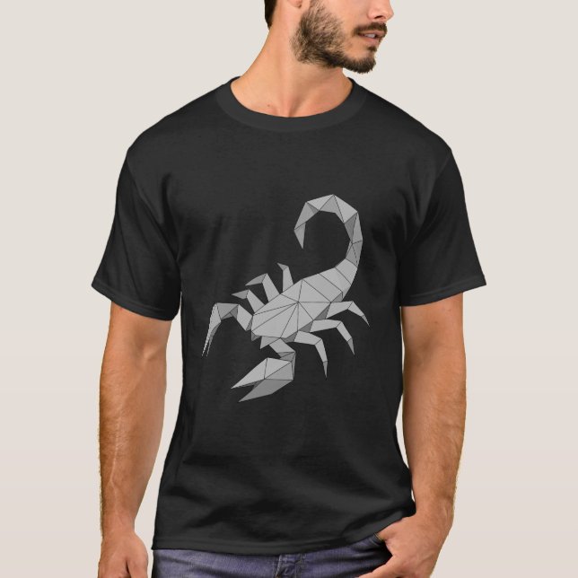 Camiseta origami escorpião (Frente)