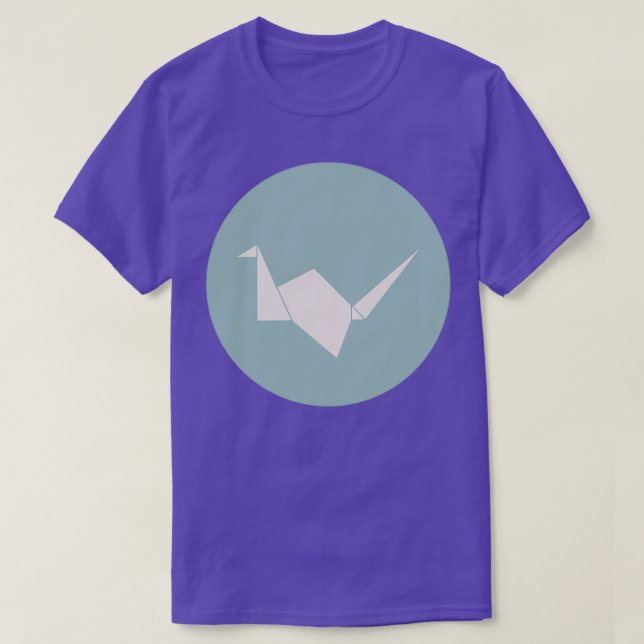 Camiseta Origami Flapping Birds (Frente do Design)