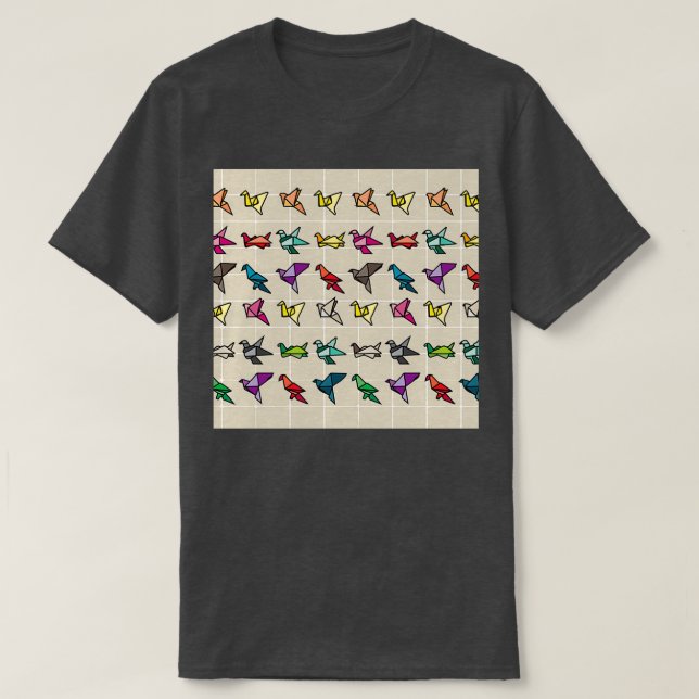 Camiseta Origami Foldable Paper Art 1 (Frente do Design)