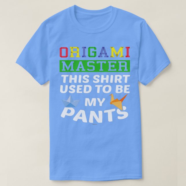 Camiseta Origami Master Classic TShirt (Frente do Design)