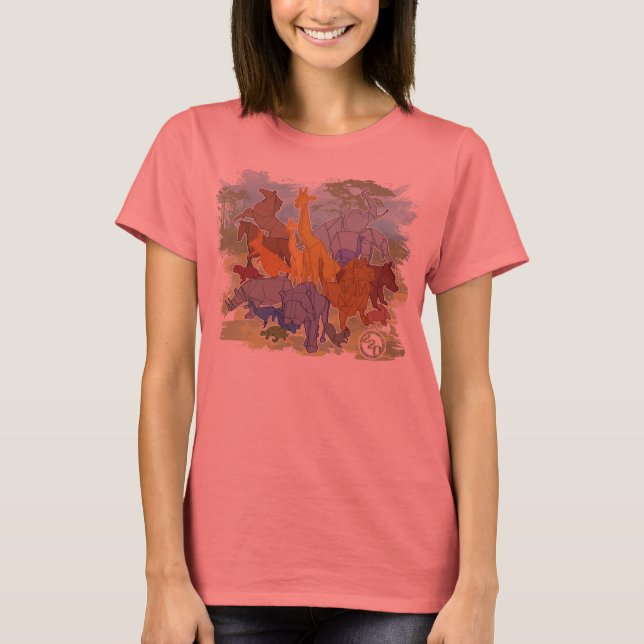 Camiseta Origami Menagerie (Frente)